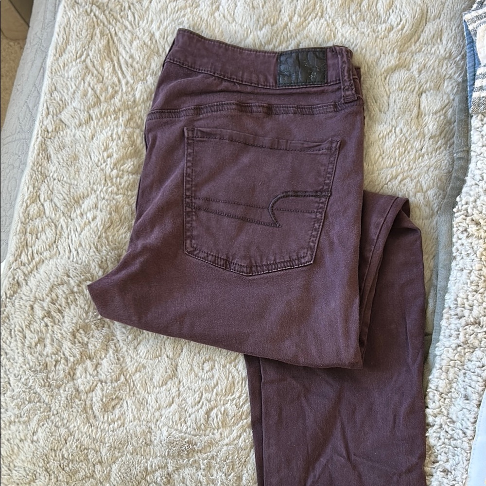American Eagle Women's Purple Jeans